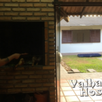 Churrasqueira do Valhalla Hostel em Floripa